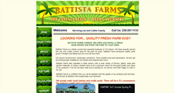 Desktop Screenshot of battistafarms.com